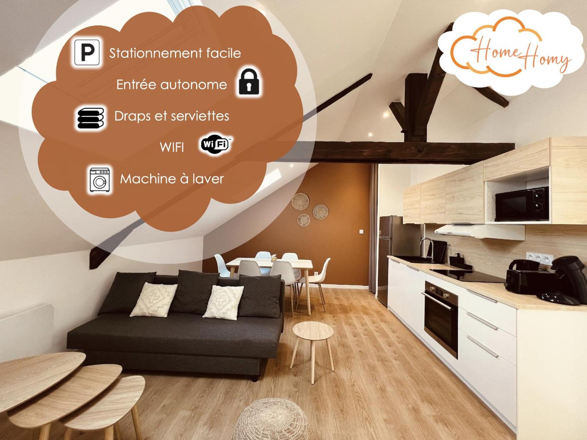 L'Ibiza - Home Homy Montluçon Exteriör bild